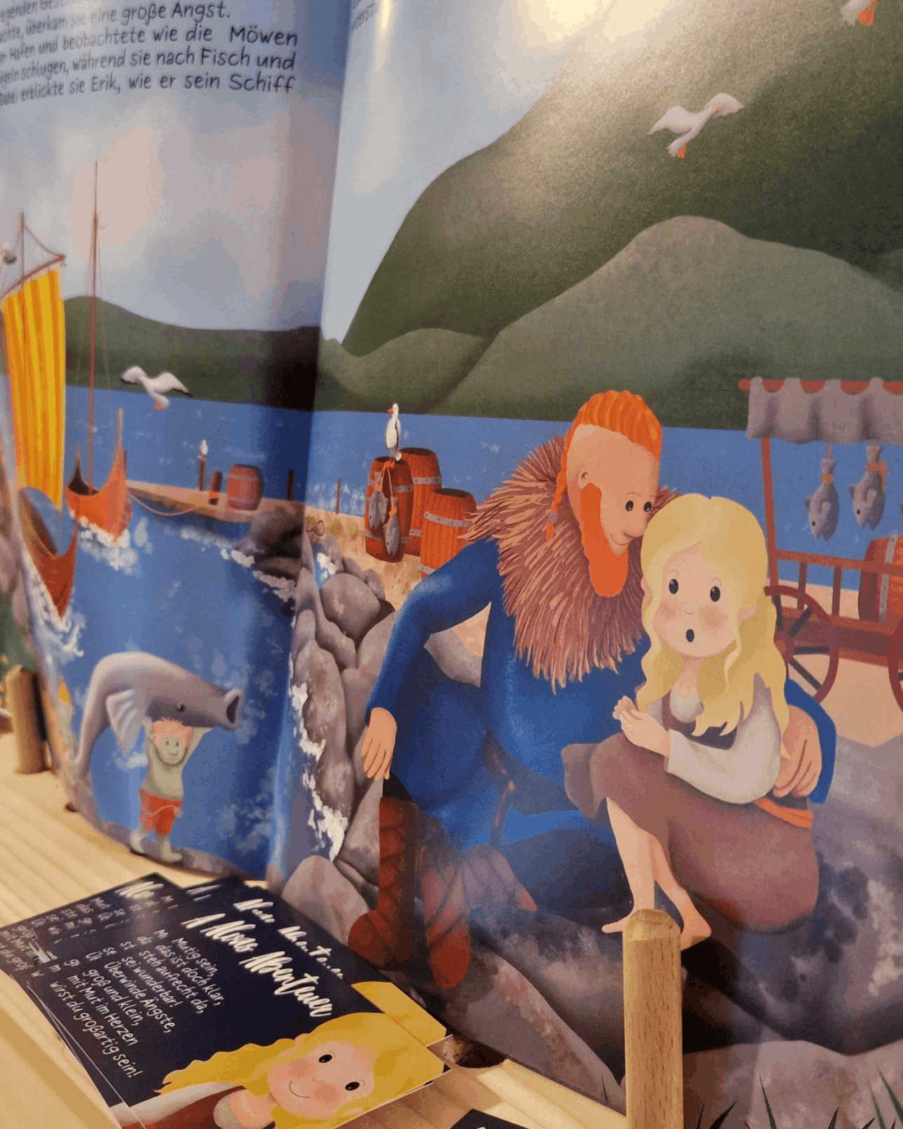 Alvas Abenteuer - Eine kleine Reise in die Zeit der Wikinger - Kinderbuch - Bilderbuch