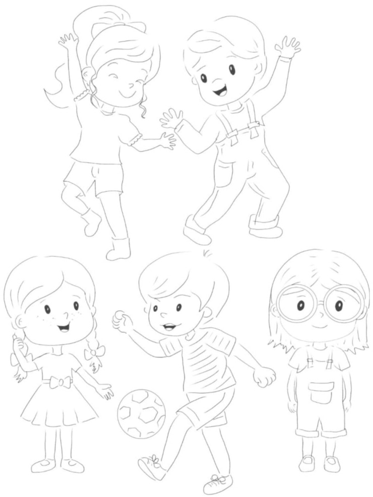 Kinderbuchillustrationen - Charaktere und Emotionen